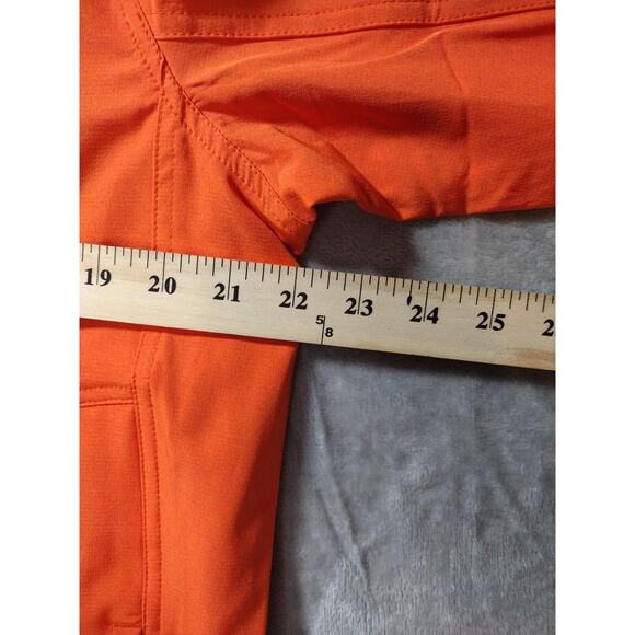 New Graham Luxe Full Zip Golf Workwear Jacket Safety Orange Medium Mens 5158 - Picture 8 of 9